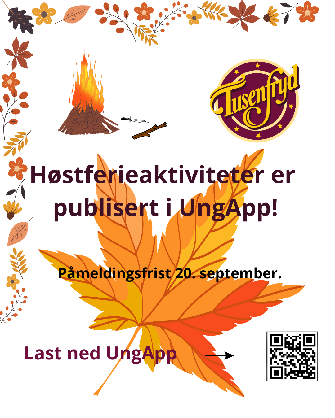 Høstferieaktiviteter